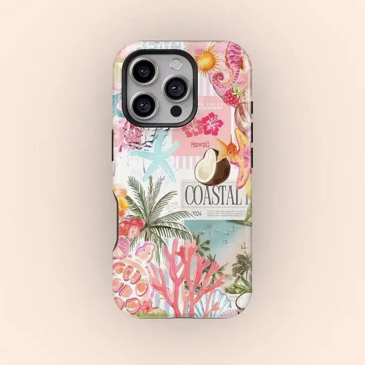 قاب نارگیل Pink Coconut آیفون (GN846)
