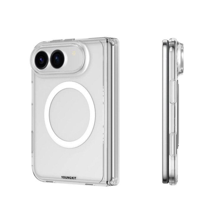 قاب یانگ کیت Youngkit Clear Magsafe Series Case پشت و رو دار , دو تیکه آیفون Duo (GN860)