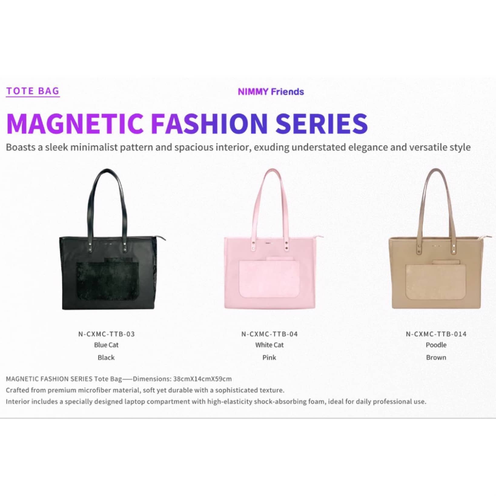 کیف دستی نیمی Nimmy Tote Bag (GN861)
