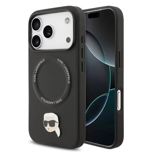 قاب کارل لاگرفلد Karl Lagerfeld تکی با مگ سیف Iphone سری 17 (GN895)