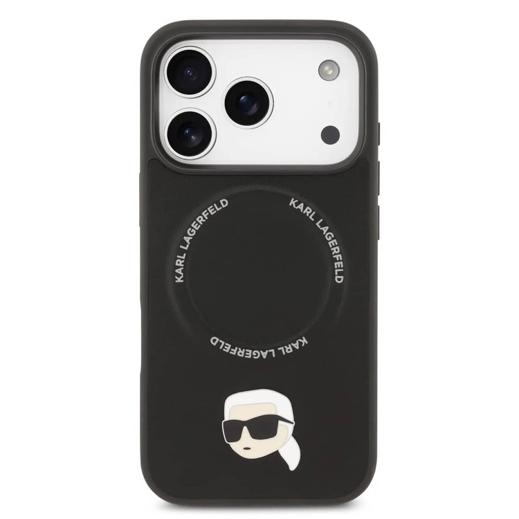 قاب کارل لاگرفلد Karl Lagerfeld تکی با مگ سیف Iphone سری 17 (GN895)