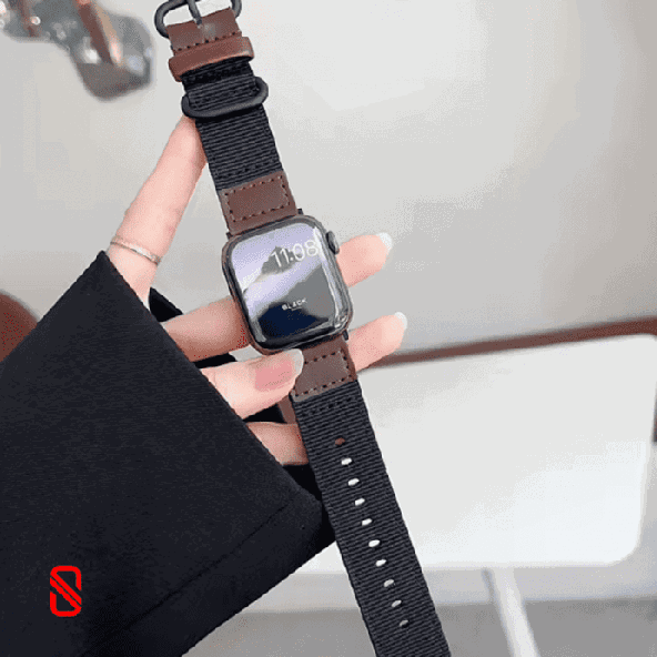 بند اپل واچ Leather & Nylon چرم و نایلون (GN898)