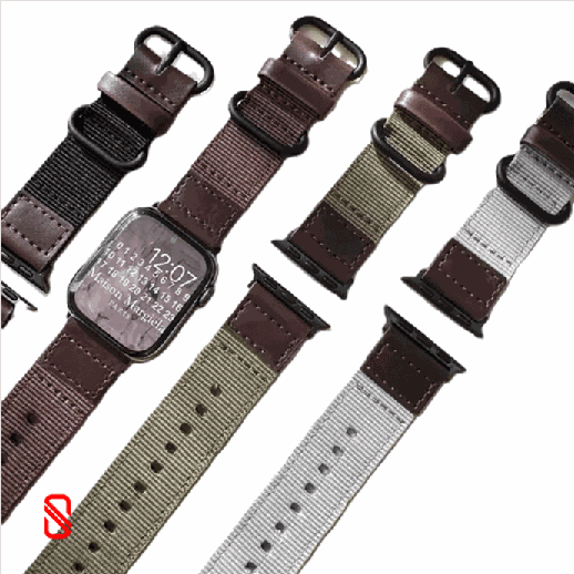 بند اپل واچ Leather & Nylon چرم و نایلون (GN898)