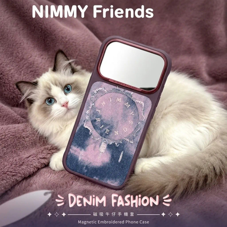 قاب نیمی Nimmy Magnetic Denim Fashion Series آیفون سری 17 & 18 (GN900)