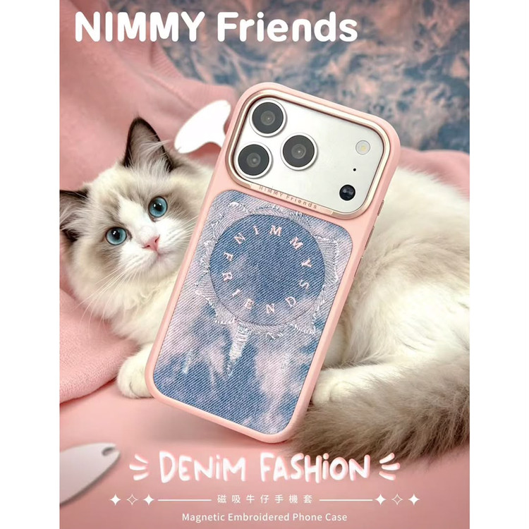 قاب نیمی Nimmy Magnetic Denim Fashion Series آیفون سری 17 & 18 (GN900)