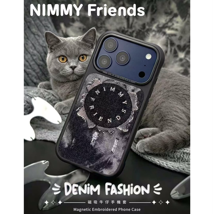قاب نیمی Nimmy Magnetic Denim Fashion Series آیفون سری 17 & 18 (GN900)