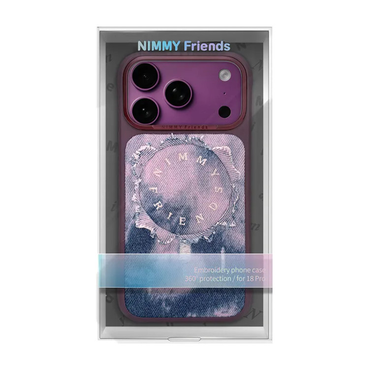 قاب نیمی Nimmy Magnetic Denim Fashion Series آیفون سری 17 & 18 (GN900)