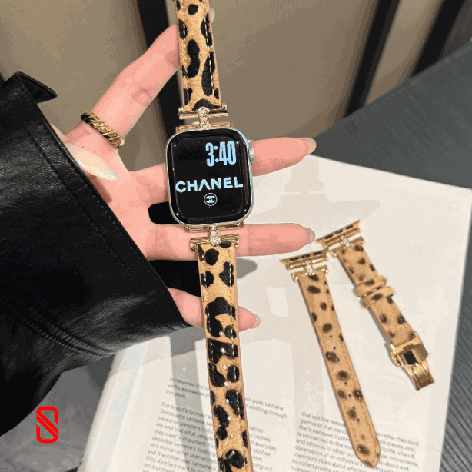 بند اپل واچ گوچی Gucci استایل پلنگی (GN903)