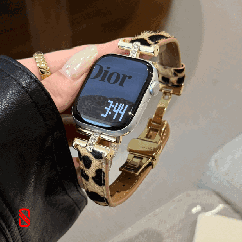 بند اپل واچ گوچی Gucci استایل پلنگی (GN903)