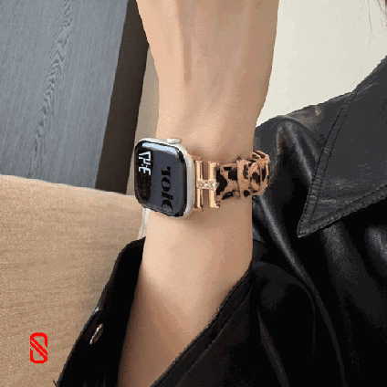 بند اپل واچ گوچی Gucci استایل پلنگی (GN903)