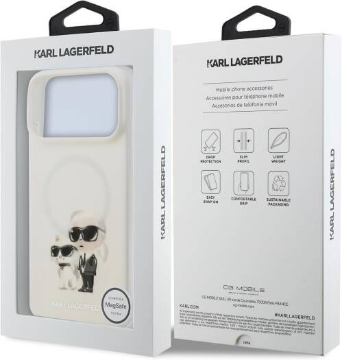 قاب کارل لاگرفلد Karl Lagerfeld شماره 9 سری Iphone 17 (GN907)