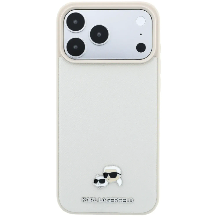 قاب کارل لاگرفلد Karl Lagerfel Grained MagSafe with Karl & Choupette Heads (GN909)