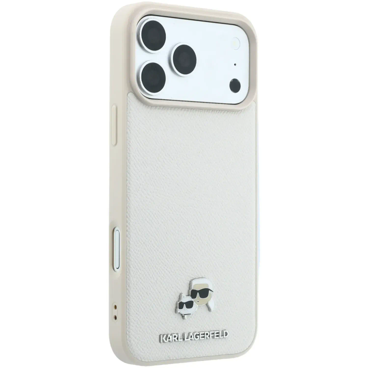 قاب کارل لاگرفلد Karl Lagerfel Grained MagSafe with Karl & Choupette Heads (GN909)