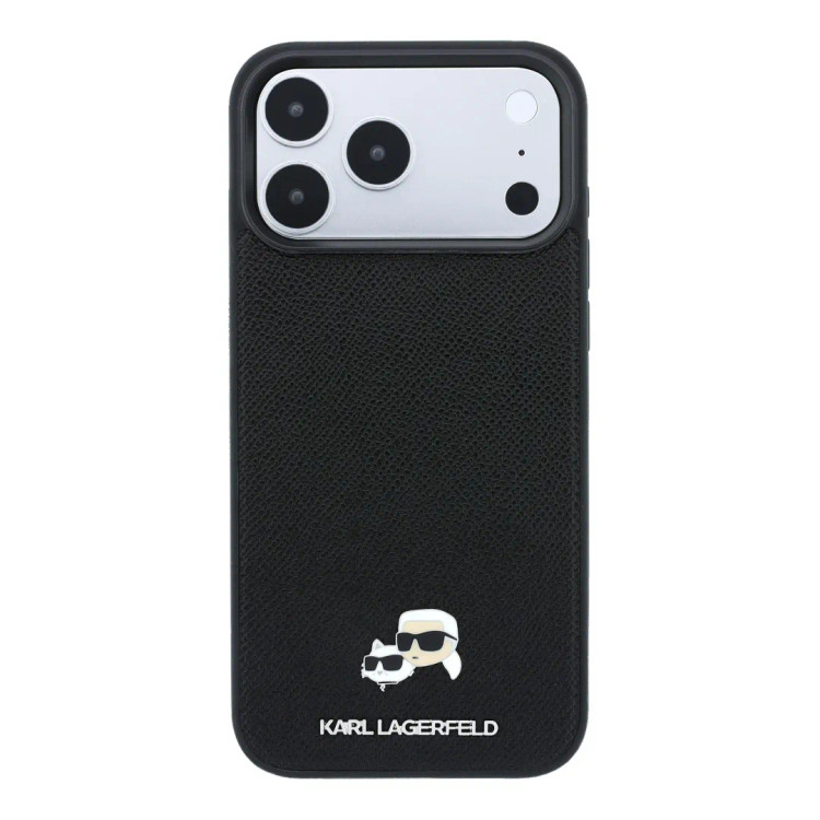 قاب کارل لاگرفلد Karl Lagerfel Grained MagSafe with Karl & Choupette Heads (GN909)