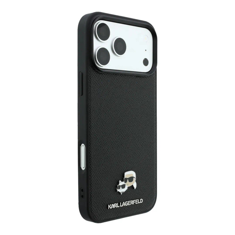 قاب کارل لاگرفلد Karl Lagerfel Grained MagSafe with Karl & Choupette Heads (GN909)