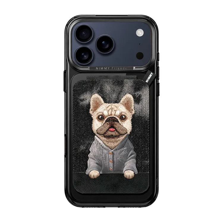 ست قاب شفاف و استند جاکارتی دار Gentle Pets نیمی Nimmy Magnetic Crystal Clear آیفون سری 17 & 18 (GN916)