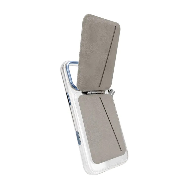 ست قاب شفاف و استند جاکارتی دار Gentle Pets نیمی Nimmy Magnetic Crystal Clear آیفون سری 17 & 18 (GN916)