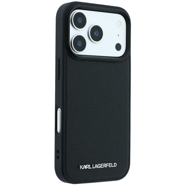 قاب کارل لاگرفلد Karl Lagerfel Grained MagSafe Cover with Elongated Logo (GN918)