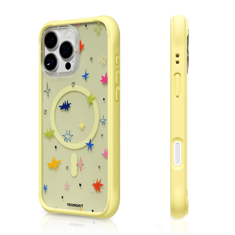 قاب Youngkit یانگ کیت Star Pop زرد (GN927)
