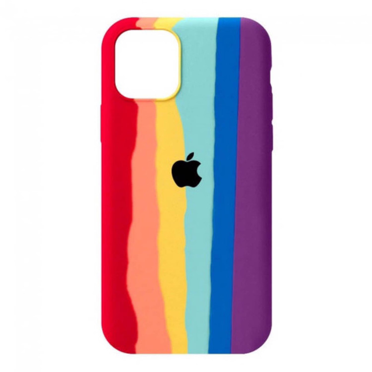 قاب سیلیکون رنگین کمانی iphone (GN931)