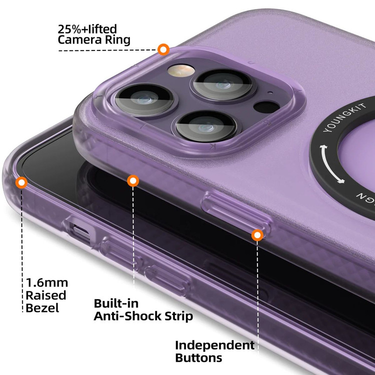 قاب Youngkit یانگ کیت Rock Frosted Impact Series Iphone (GN936)