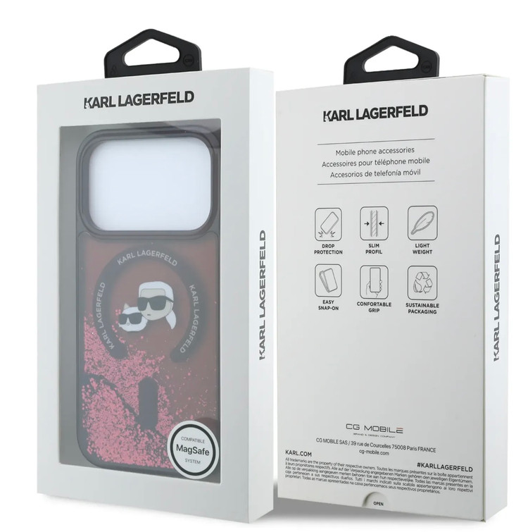 قاب کارل لاگرفلد Karl Lagerfeld شماره 7 سری Iphone 17 & 18 (GN940)