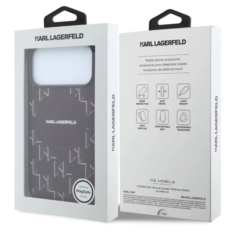 قاب کارل لاگرفلد Karl Lagerfeld شماره 11 سری Iphone 17 & 18 (GN951)