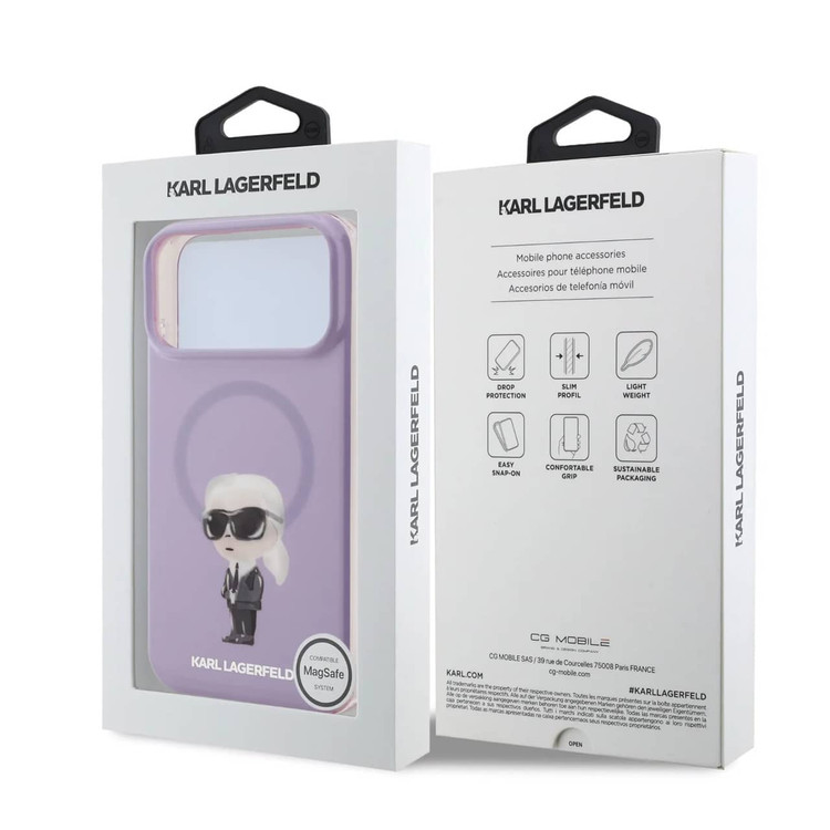 قاب کارل لاگرفلد Karl Lagerfeld شماره 3 سری Iphone 17 (GN969)