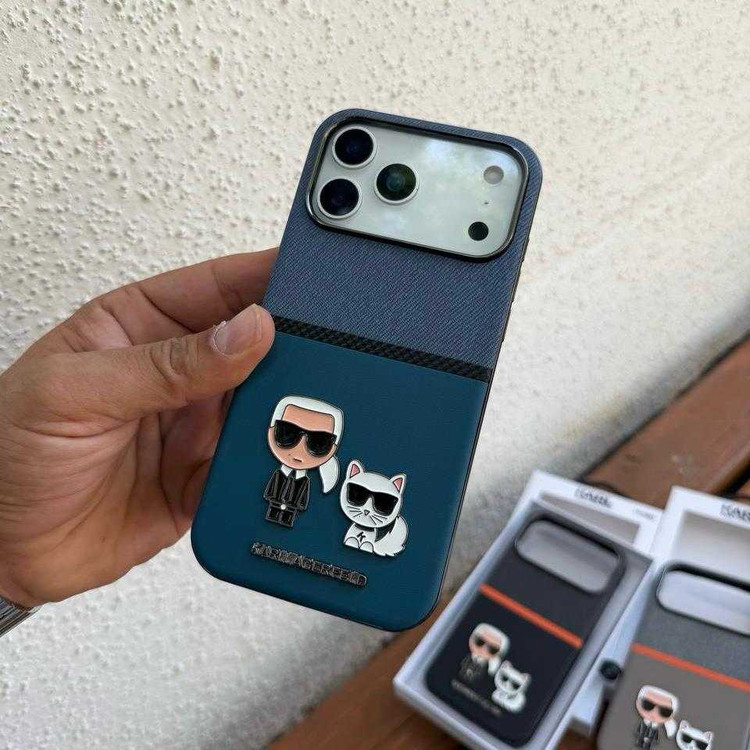 قاب کارل لاگرفلد Karl Lagerfeld دو تکه آیفون (GN981)