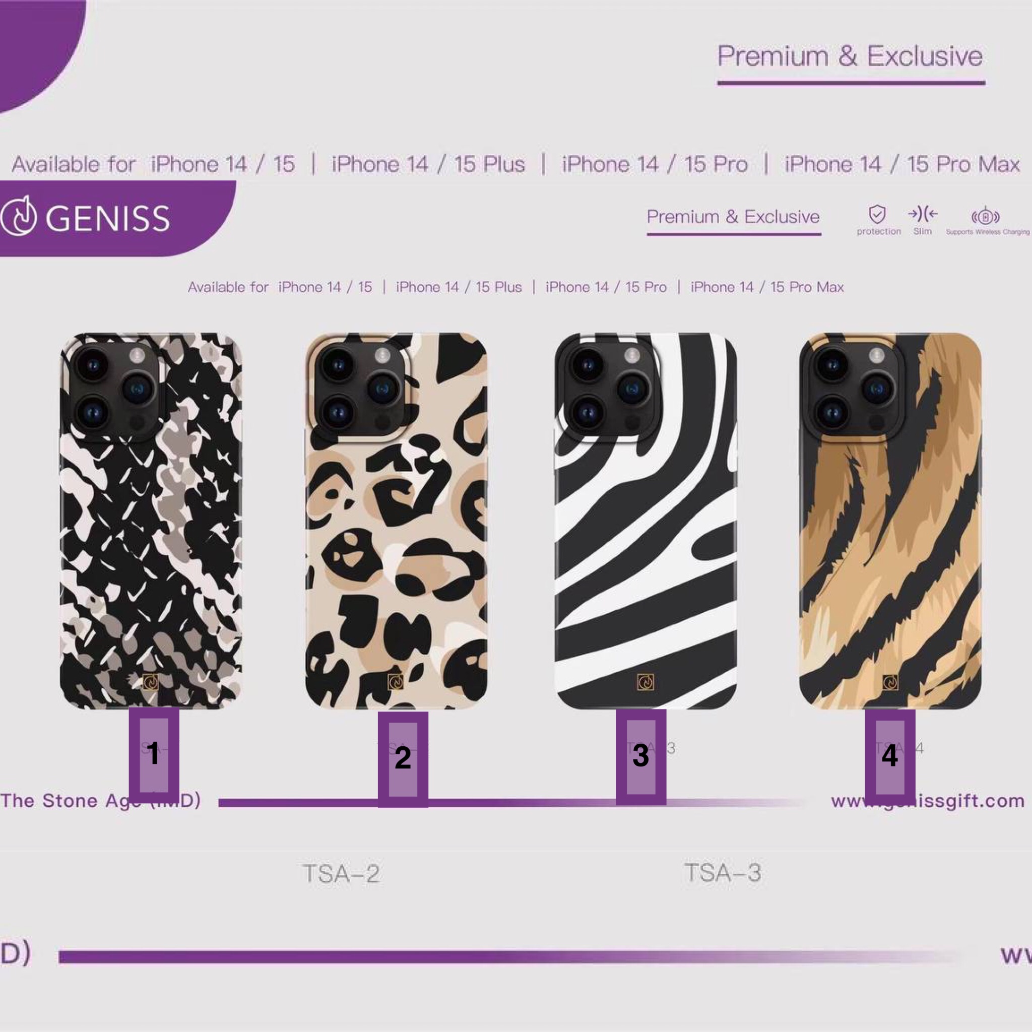 قاب Geniss گنیس  iphone Stone Age Series (GN985)