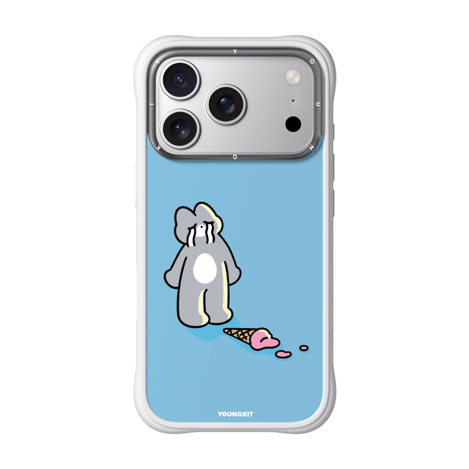 قاب Youngkit یانگ کیت Cat Diary Series سفید (GN988)