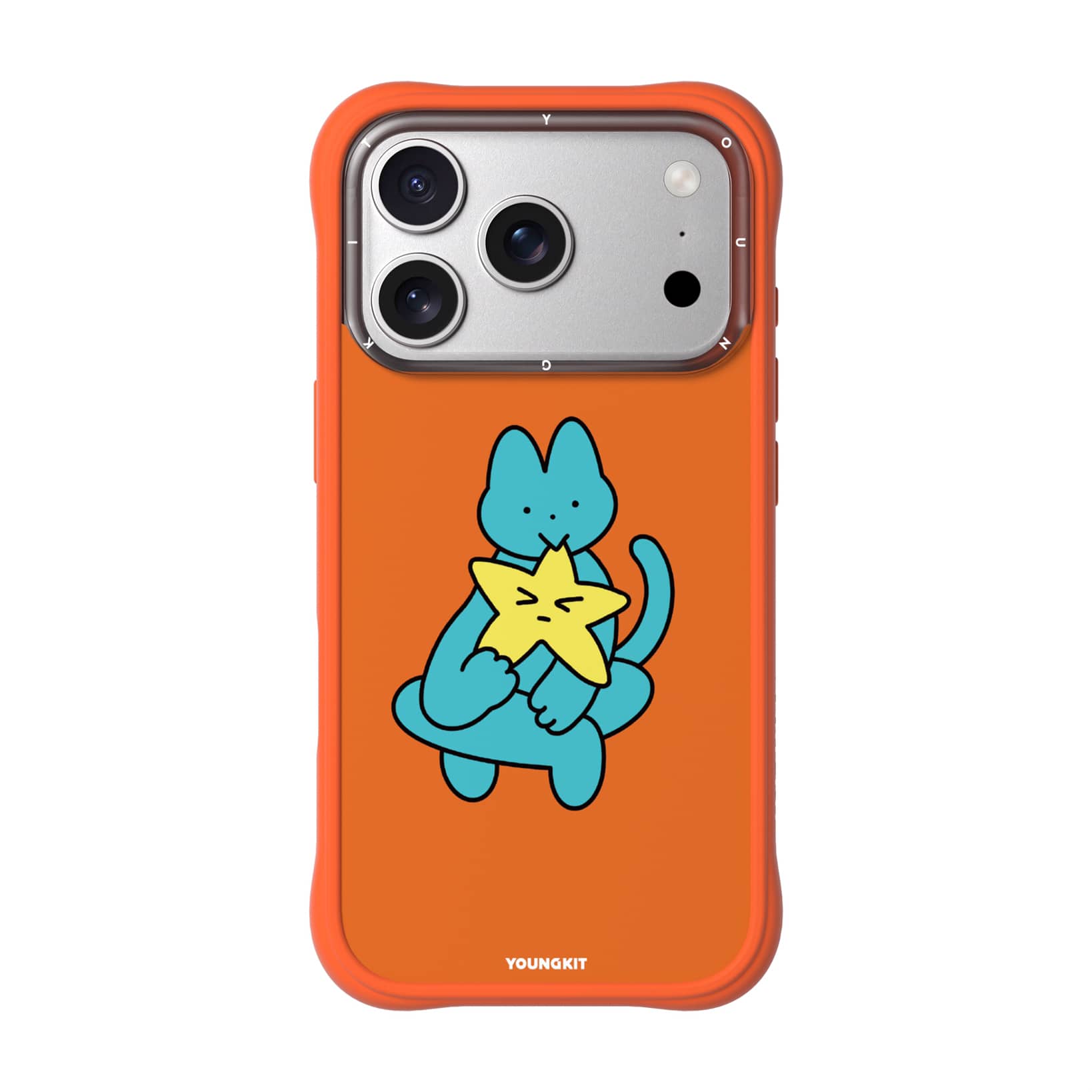 قاب Youngkit یانگ کیت Cat Diary Series نارنجی (GN990)