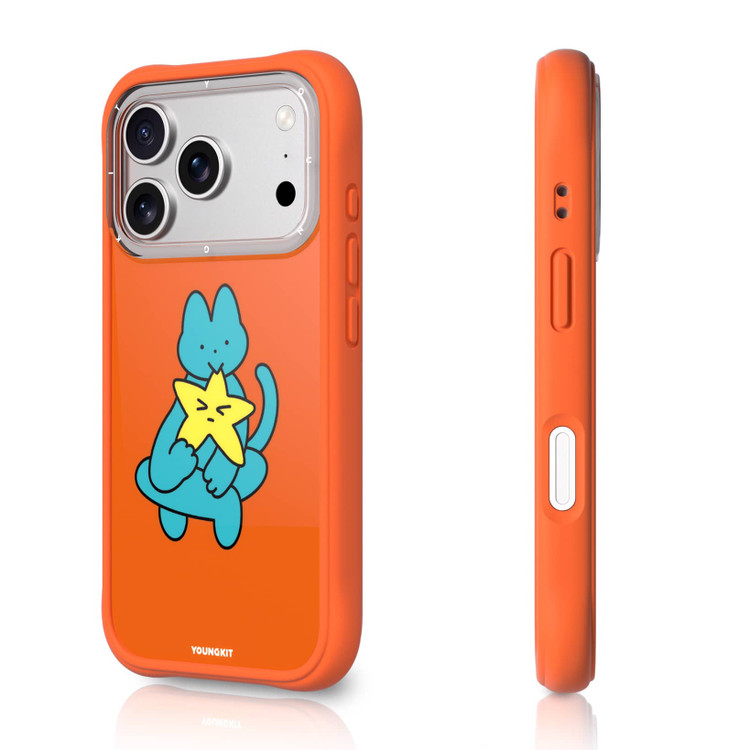 قاب Youngkit یانگ کیت Cat Diary Series نارنجی (GN990)