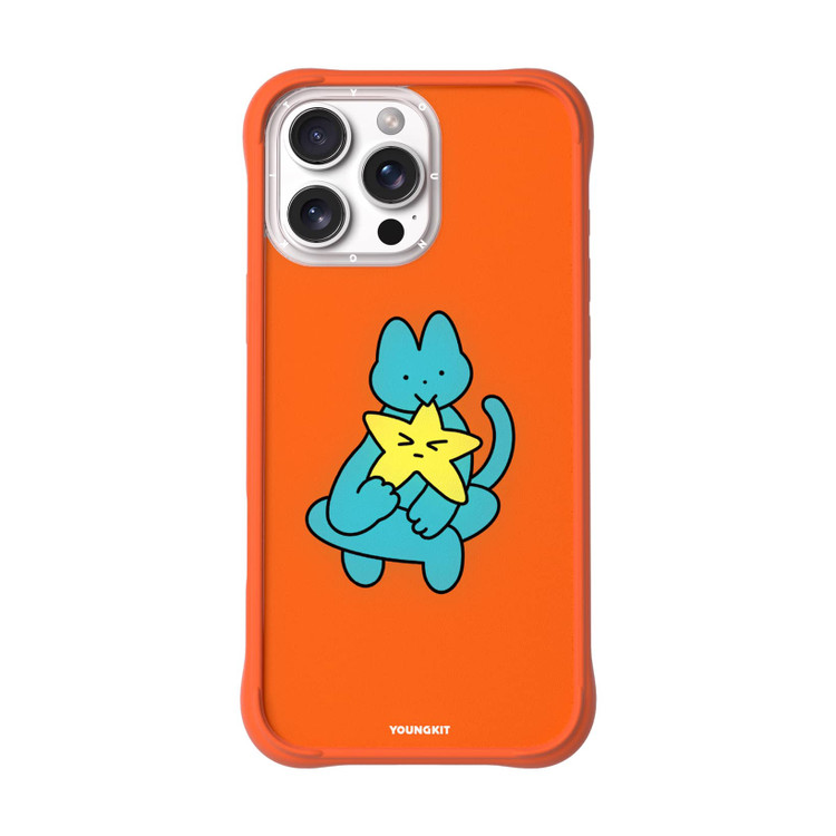 قاب Youngkit یانگ کیت Cat Diary Series نارنجی (GN990)