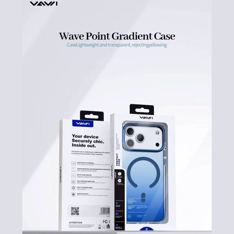 قاب پشت مات گریدینت مگسیف Vawi آیفون سری 17 (GN1017)