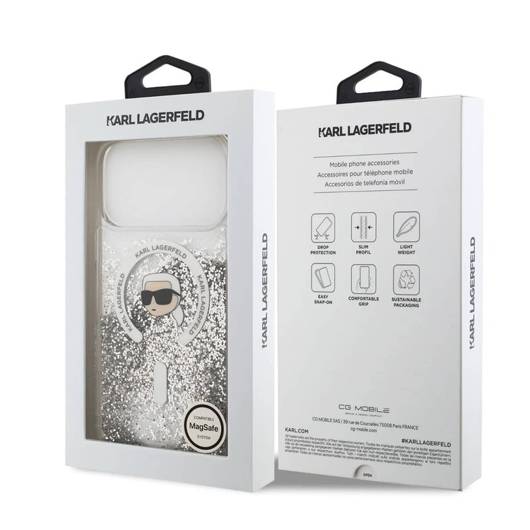 قاب کارل لاگرفلد آکواریومی با مگ سیف Karl Lagerfeld Magsafe (GN1025)