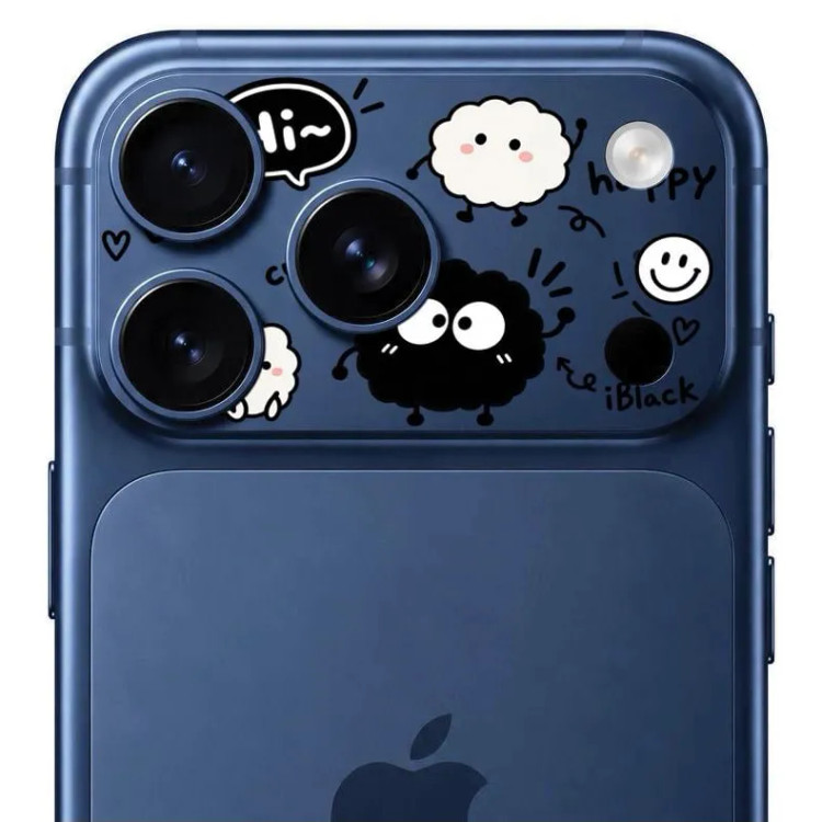محافظ دور لنز طرح میکروب بلو Blueo Invisible Shock-Resistant Lens Protection (GN1029)