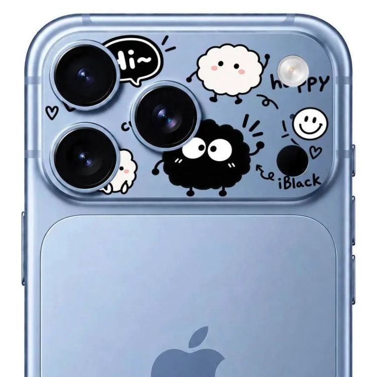 محافظ دور لنز طرح میکروب بلو Blueo Invisible Shock-Resistant Lens Protection (GN1029)