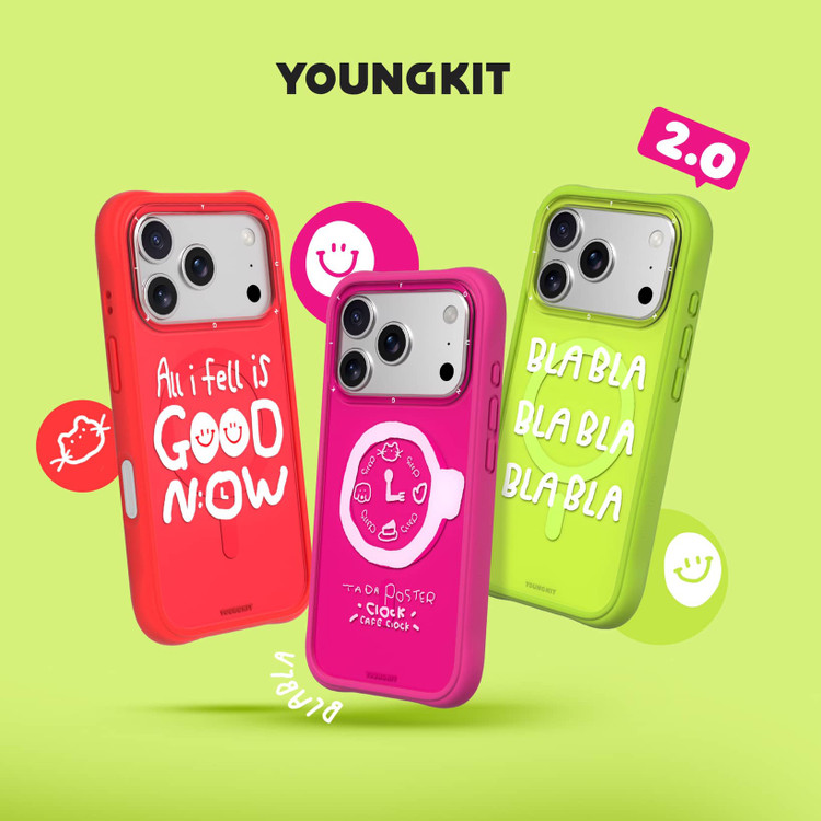 قاب Youngkit یانگ کیت Coffee Time Series صورتی (GN1041)