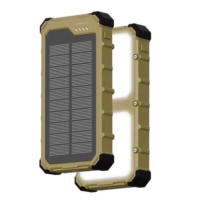 پاور بانک پاورولوژی Powerology Solara 10000mAh Solar Power Bank (GN1043)