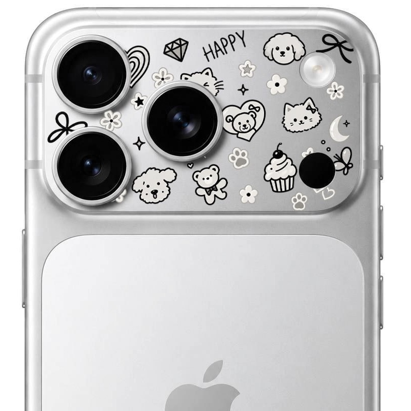 محافظ دور لنز طرح Happy بلو Blueo Invisible Shock-Resistant Lens Protection (GN1052)