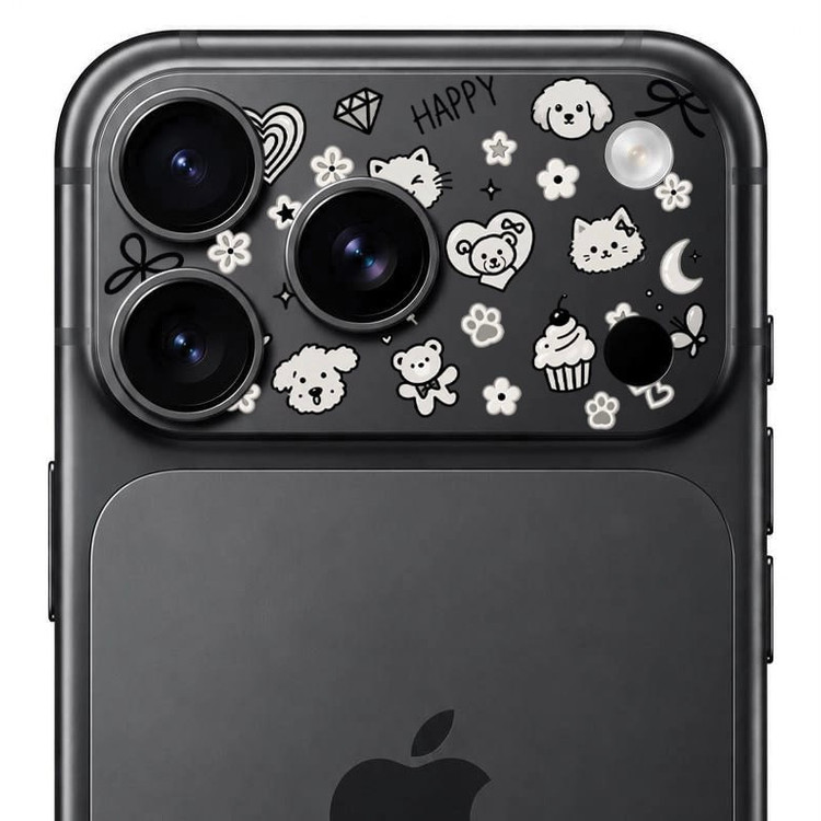 محافظ دور لنز طرح Happy بلو Blueo Invisible Shock-Resistant Lens Protection (GN1052)