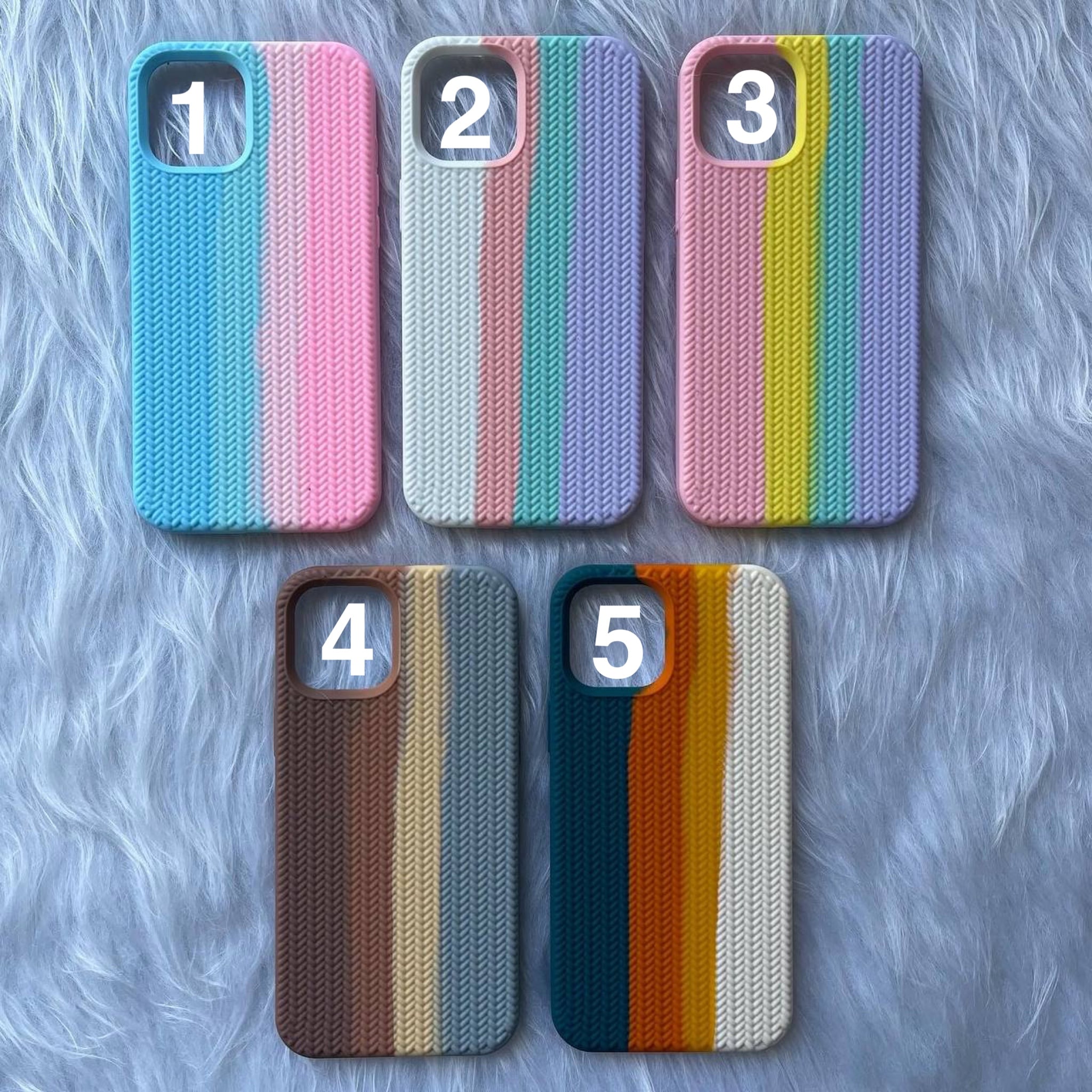 قاب حصیری رنگین کمانی iphone (GN1059)