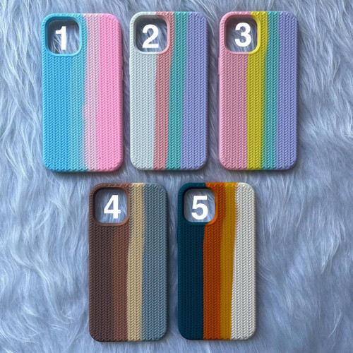 قاب حصیری رنگین کمانی iphone (GN1059)