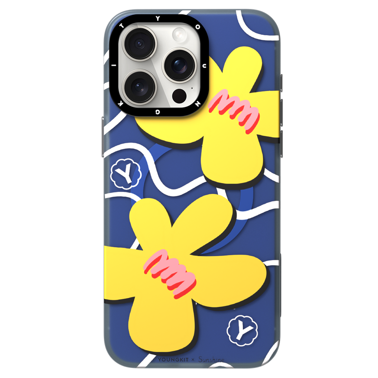 قاب یانگ کیت Youngkit Yellow Bloom Magsafe Iphone (GN1069)