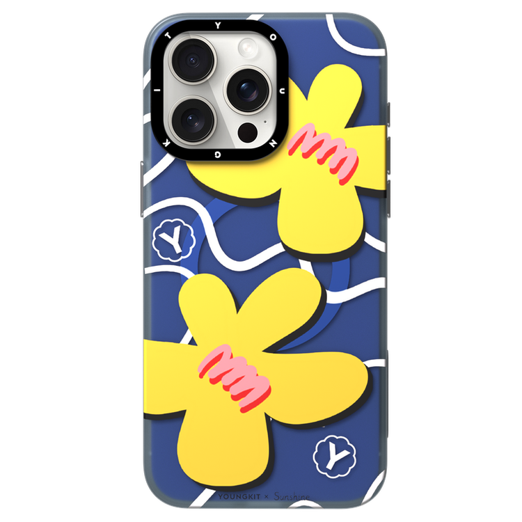 قاب یانگ کیت Youngkit Yellow Bloom Magsafe Iphone (GN1069)