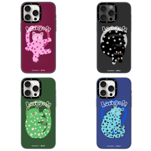 قاب Youngkit یانگ کیت Polka Dot Cat Magsafe Series Iphone (GN1092)