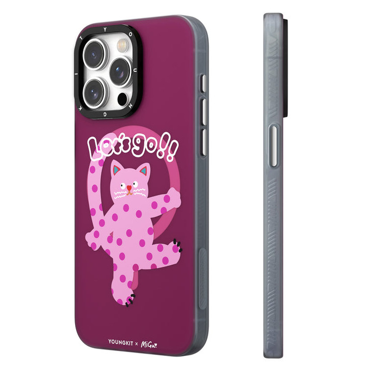قاب Youngkit یانگ کیت Polka Dot Cat Magsafe Series Iphone (GN1092)
