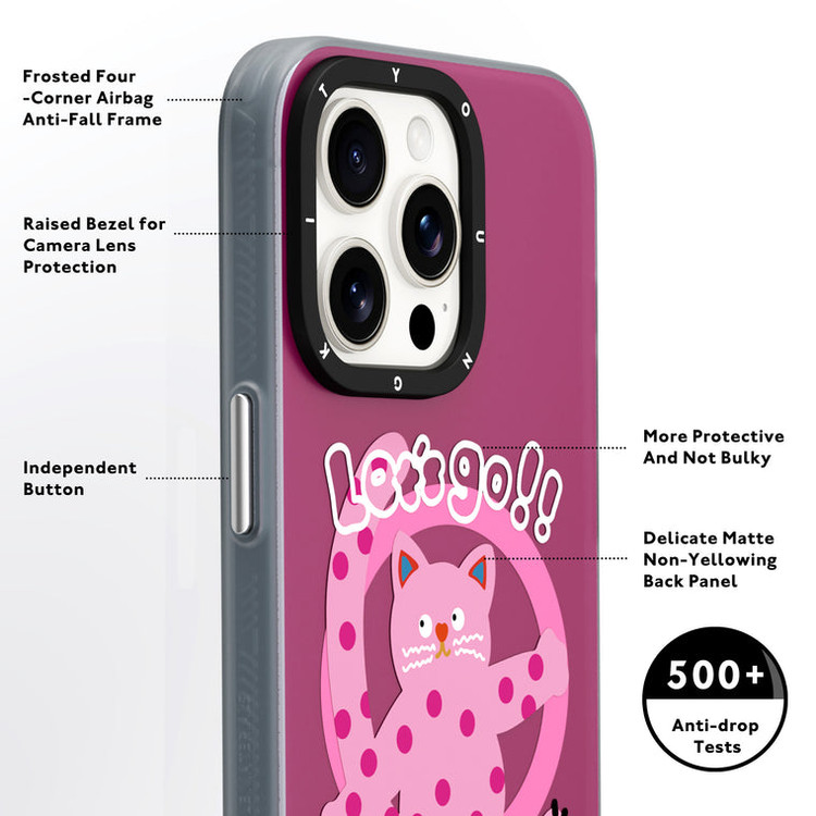 قاب Youngkit یانگ کیت Polka Dot Cat Magsafe Series Iphone (GN1092)