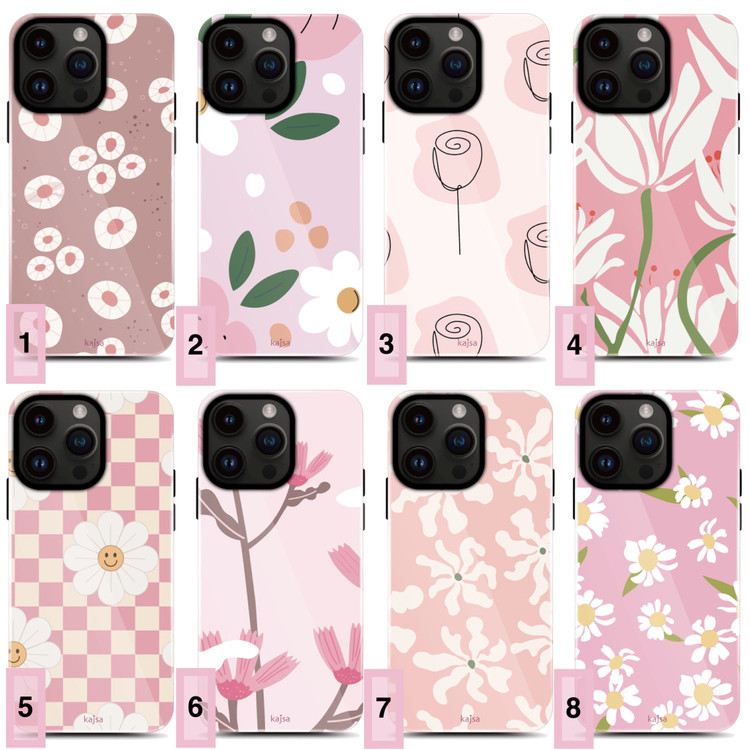 Kajsa Pink Floral Collection iphone (GN1096)